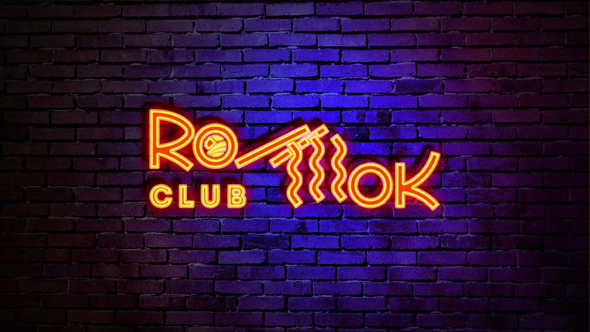 Разработка интерьерной вывески суши-бара «Roll Wok Club» в Черноголовке